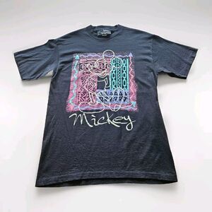 vintage disney originals shirt Mickey Mouse Size Small/Medium Black 80s 90s